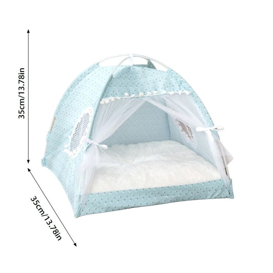Additional product view: Semi-Enclosed Portable Cat Tent Bed