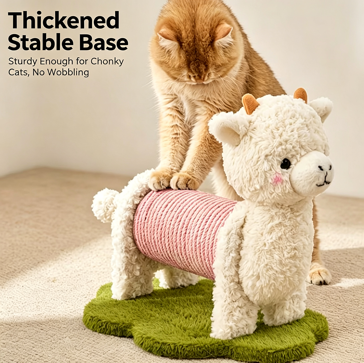 Alpaca Shaped Cat Scratching Toy