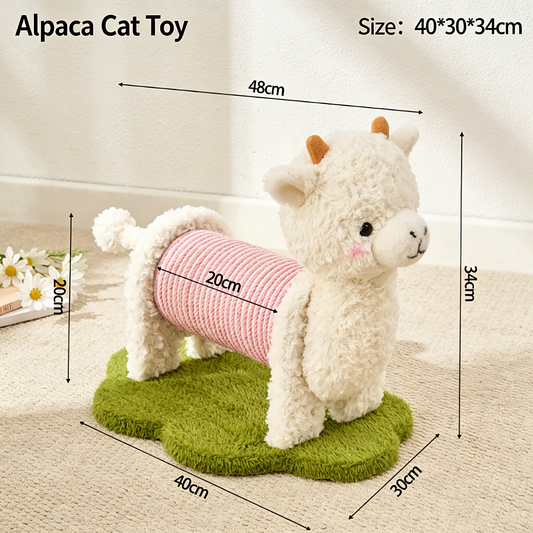 Alpaca Shaped Cat Scratching Toy