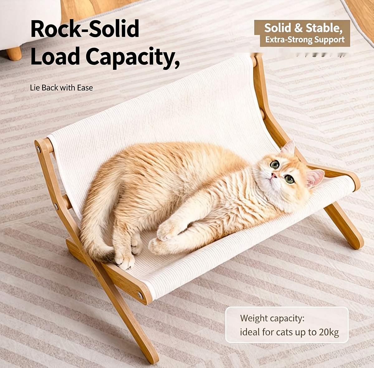 X-Shaped Cat Lounge Sofa with Candy Fabric