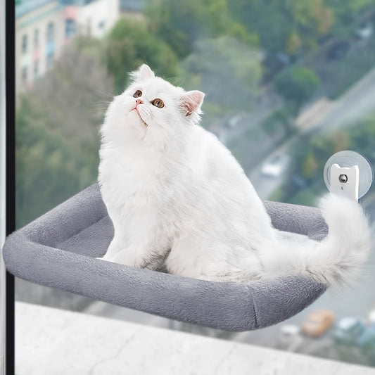 Additional product view: Gray Window-Mounted Cat Bed