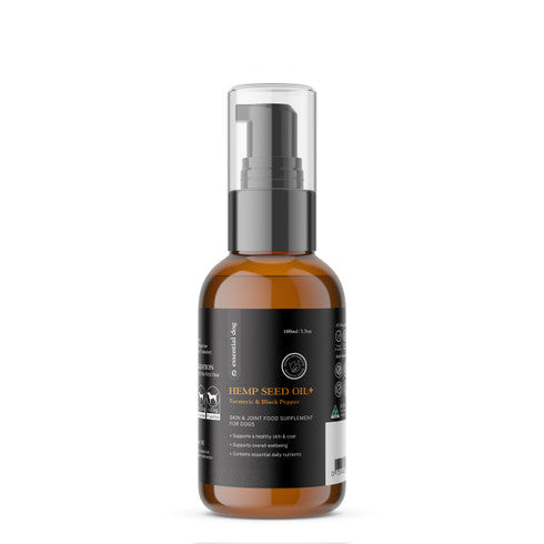 Product image: Raw Hemp Seed Oil Food Supplement for Dogs