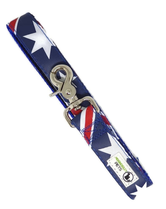 Product photo: Australia Flag - Aussie Dog Leash - Moondidley Pets
