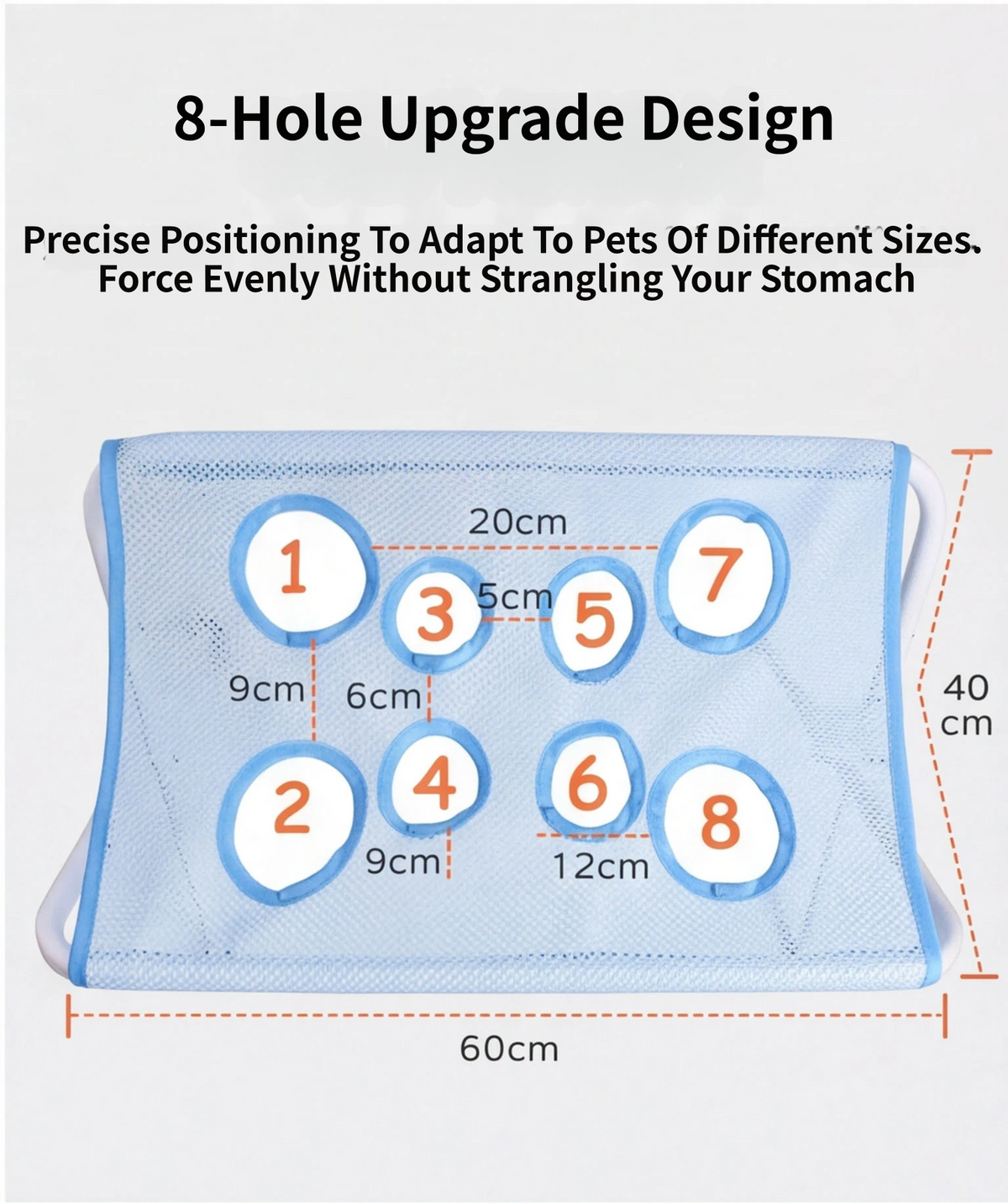 Additional product view: Blue Foldable Pet Grooming Hammock Stand, 60 cm