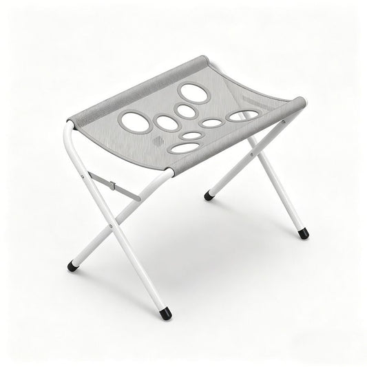 Gray Foldable Pet Grooming Hammock Stand, 60 cm shown in the product image