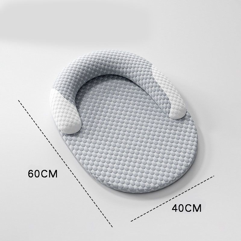 Additional product view: Breathable Cooling Pet Mat with Bolster, 60 x 40 cm